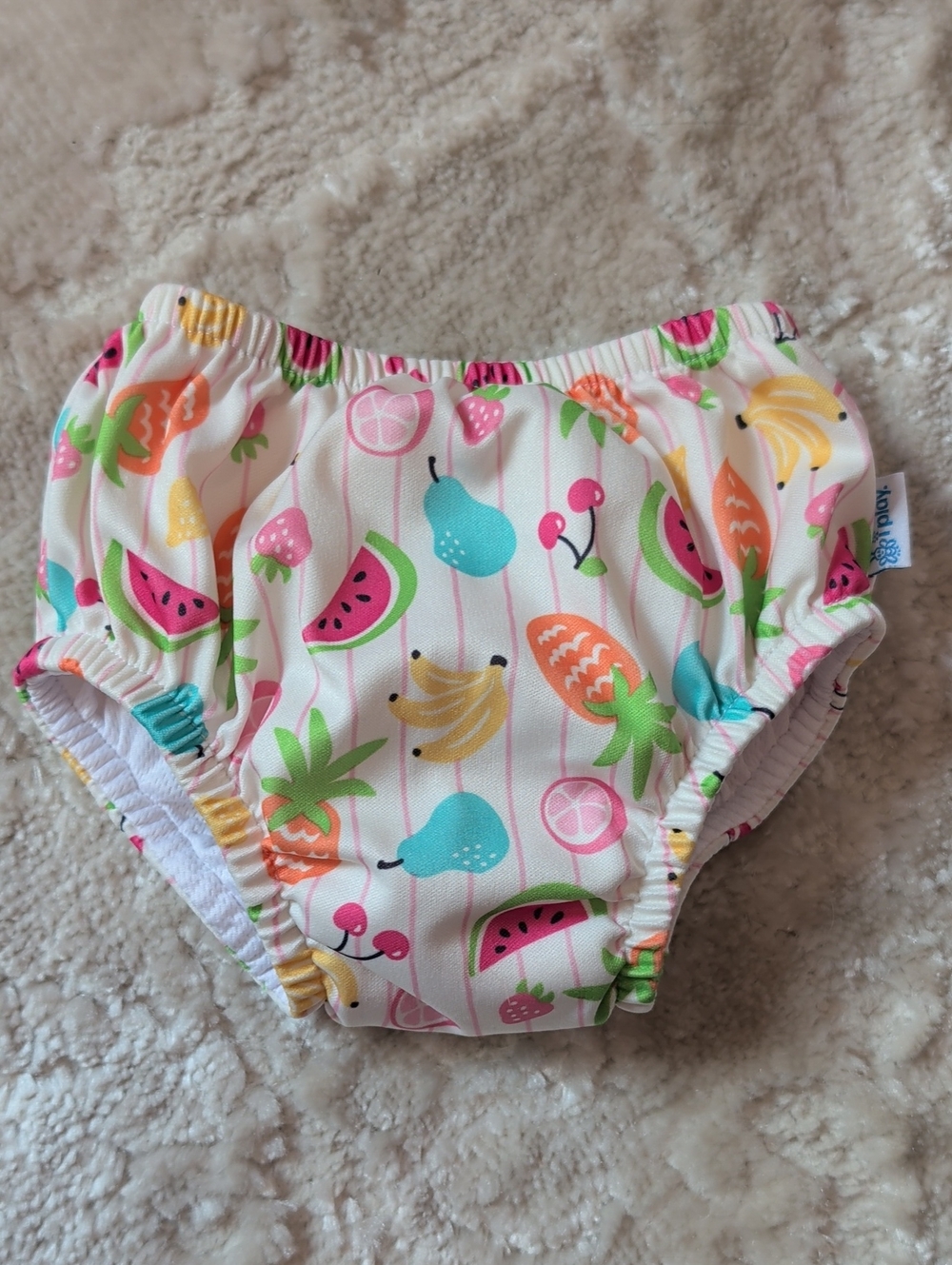 Fruit-Print Reusable Swim Diaper